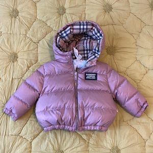 Burberry Hooded Reversible Puffer Jacket